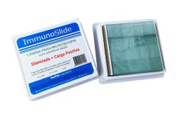 Immunoslide - Lâmina Para Microscopia Com Aderência Dupla, Silanizada + Carga Positiva - 50 Unid - Easypath